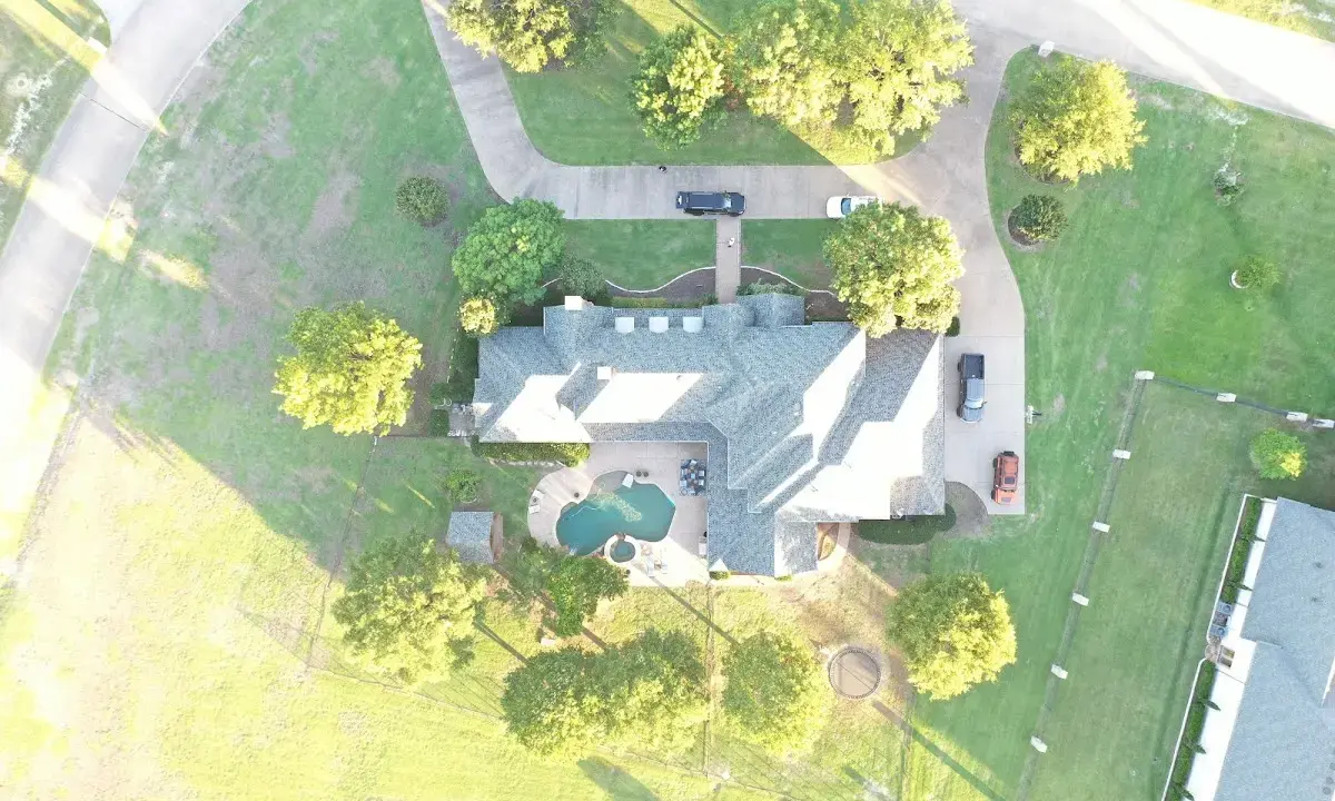 New shingle roof installation on a home in Vinings